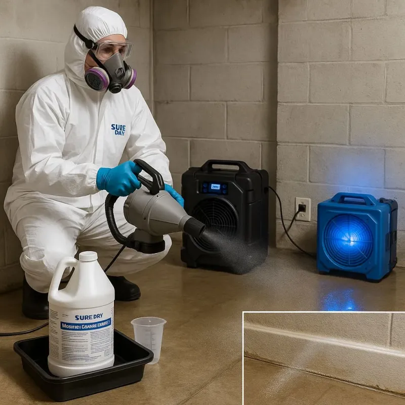 Sanitization and Odor Removal process in San Ramon, CA
