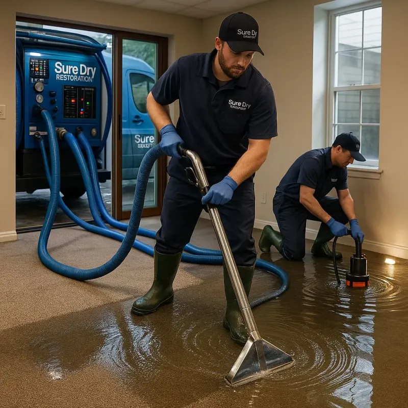 Water Extraction and Removal process in San Ramon, CA